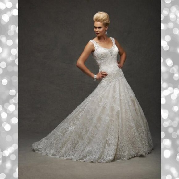 NWT Bonny Essence Wedding Bridal Gown 8509 - Picture 1 of 2